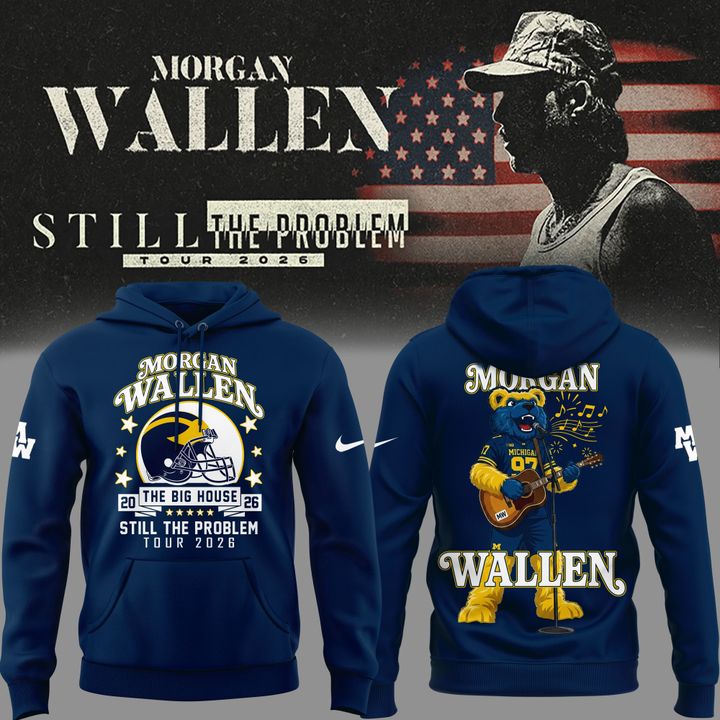 Exclusive Hoodie MW x Michigan Wolverines Football - Still The Problem Tour 2026 Hoodie