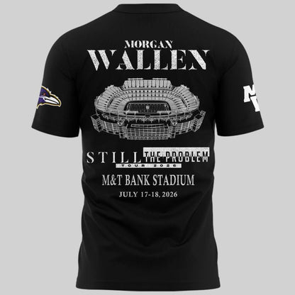 1.Special New Edition Baltimore Ravens x MW  Black Tshirt 2026