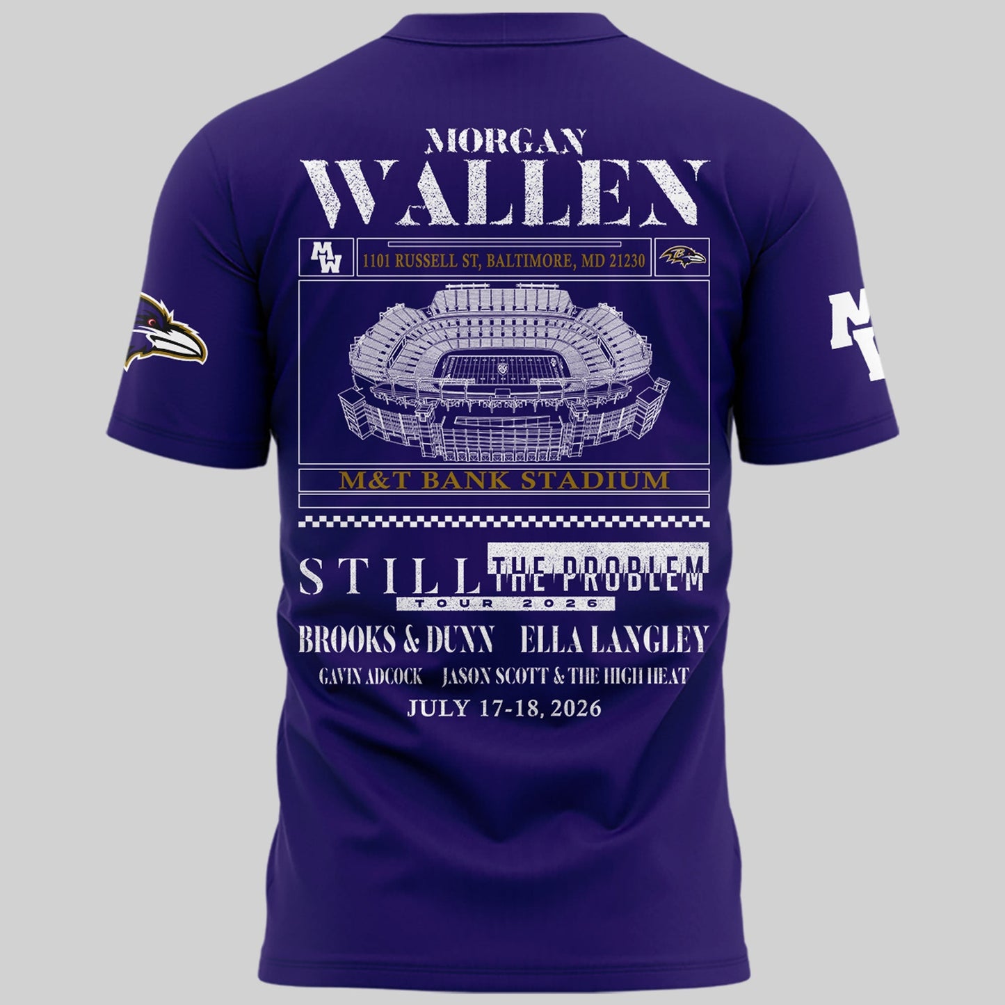 Exclusive Version Baltimore Ravens x MW Tshirt 2026