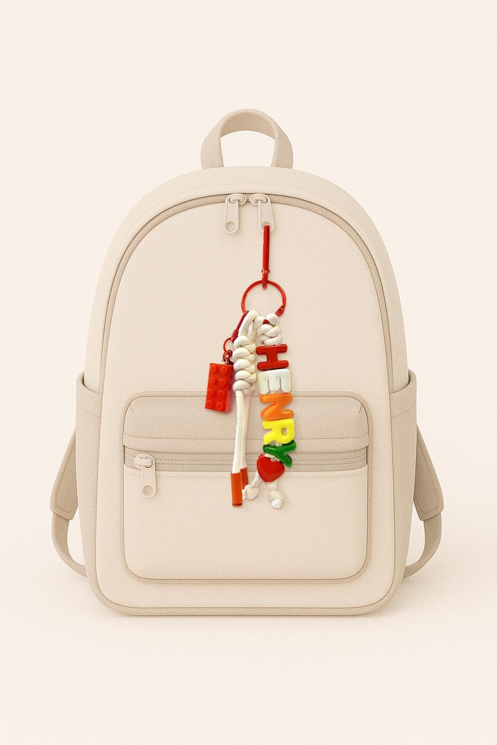 Personalized Brick Name Keychain Colorful Building Block Gift