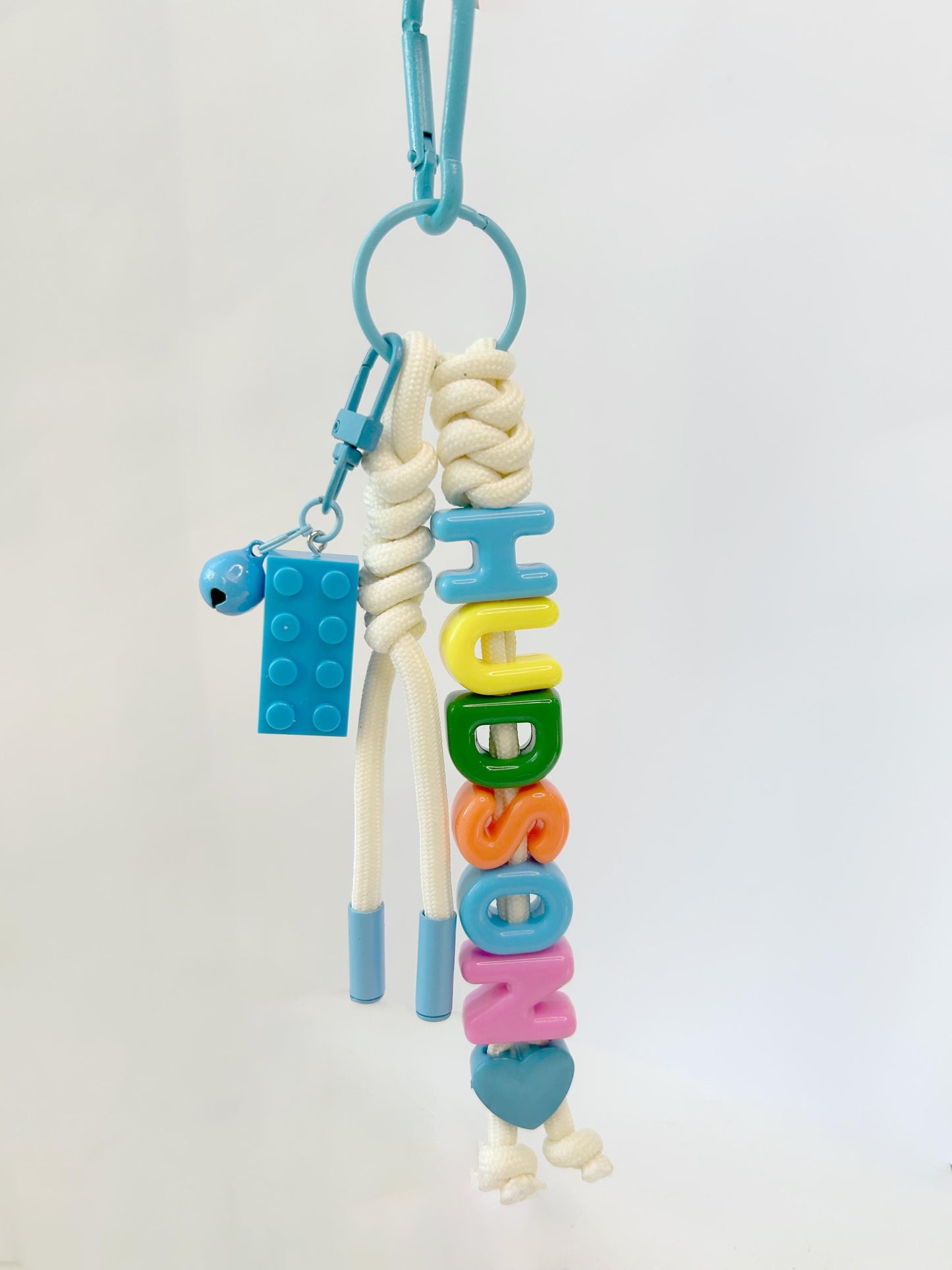 Personalized Brick Name Keychain Colorful Building Block Gift