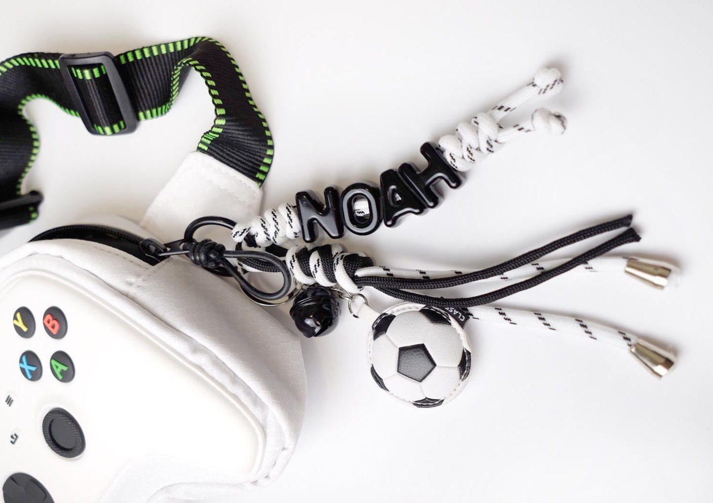 Personalized Sports Name Keychain Gift - Custom Name with Soccer Baseball Basketball