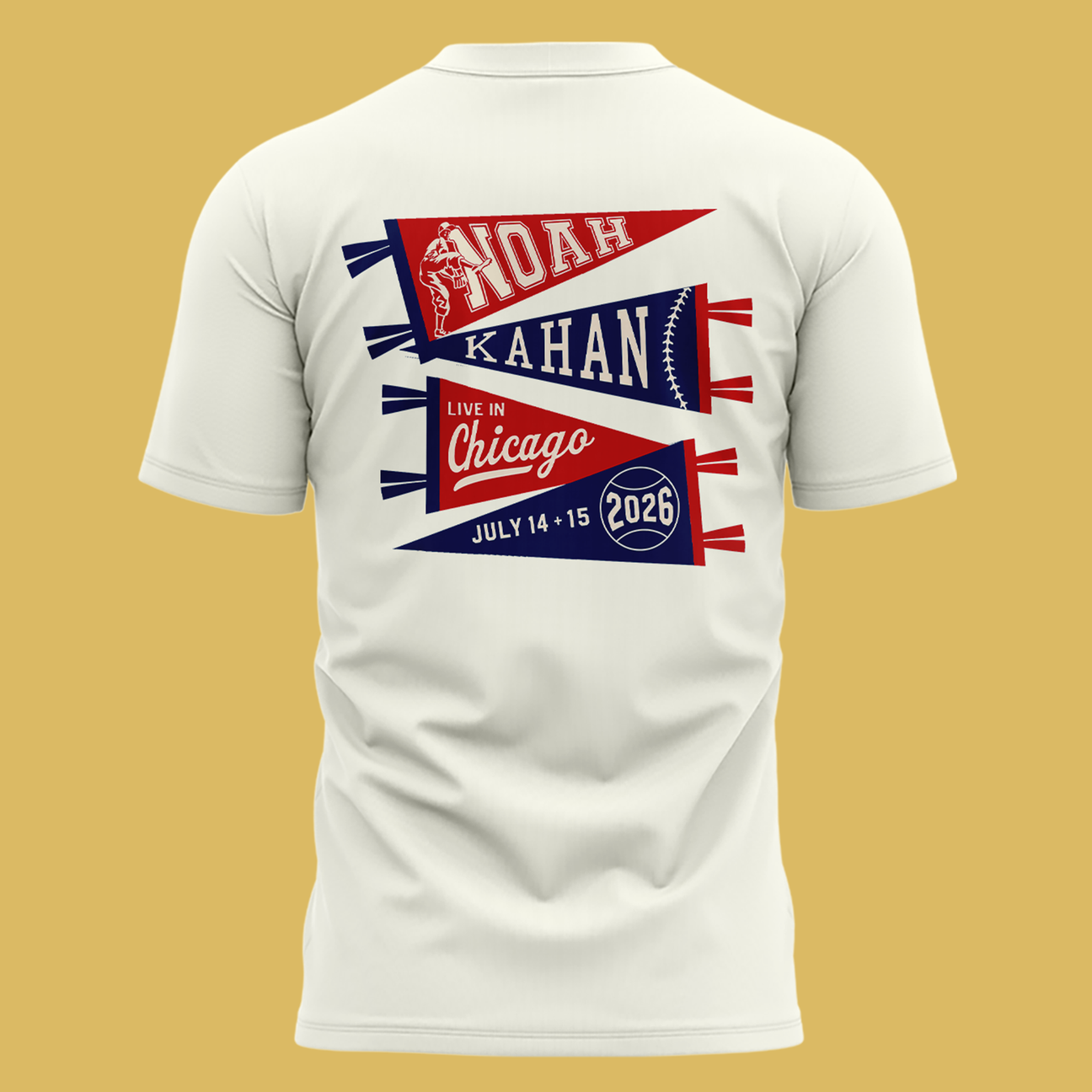 Chicago Cubs x Noah Kahan : The Great Divide Tour Tee 2026