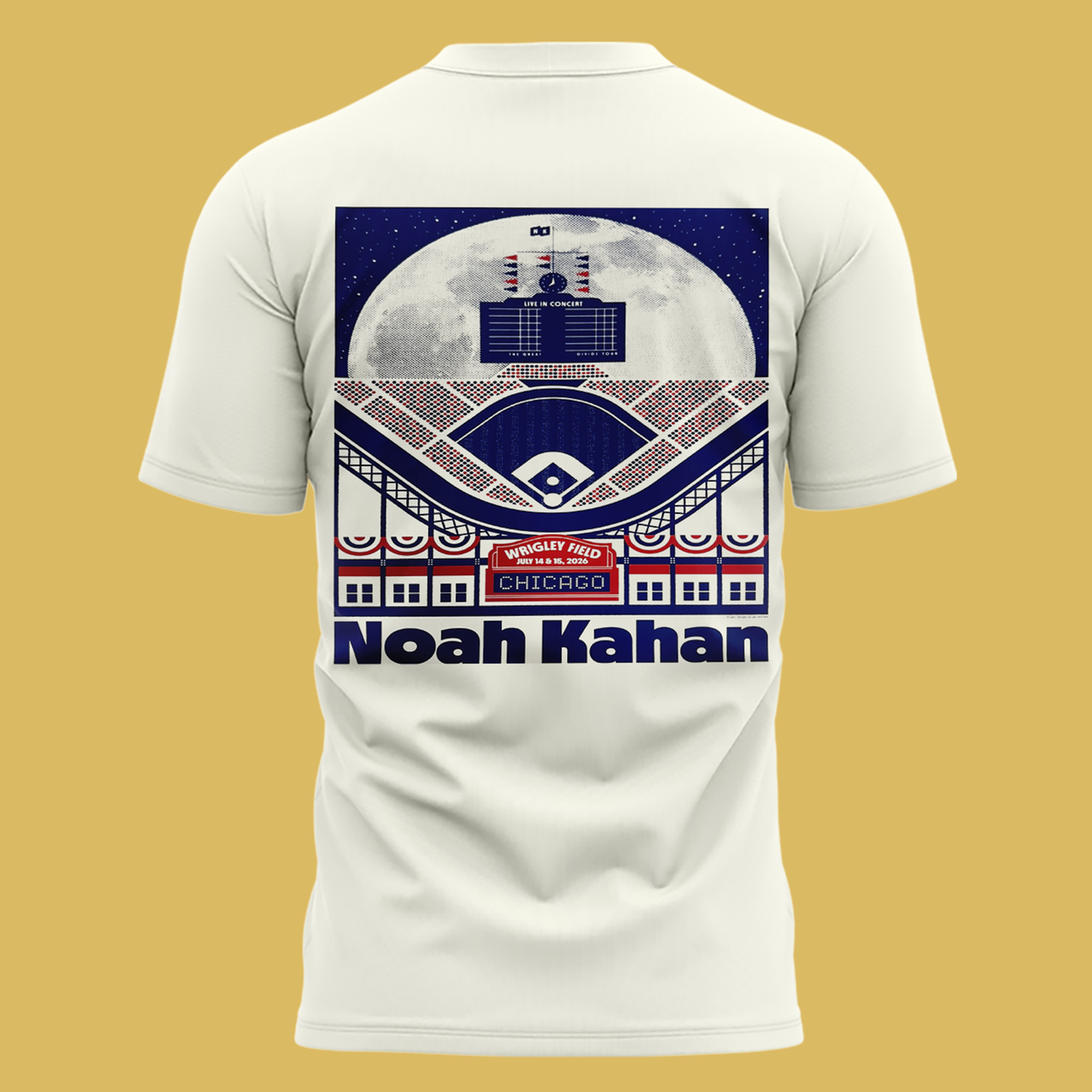 Chicago Cubs x Noah Kahan : The Great Divide Tour Tee 2026