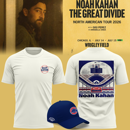 Chicago Cubs x Noah Kahan : The Great Divide Tour Tee 2026